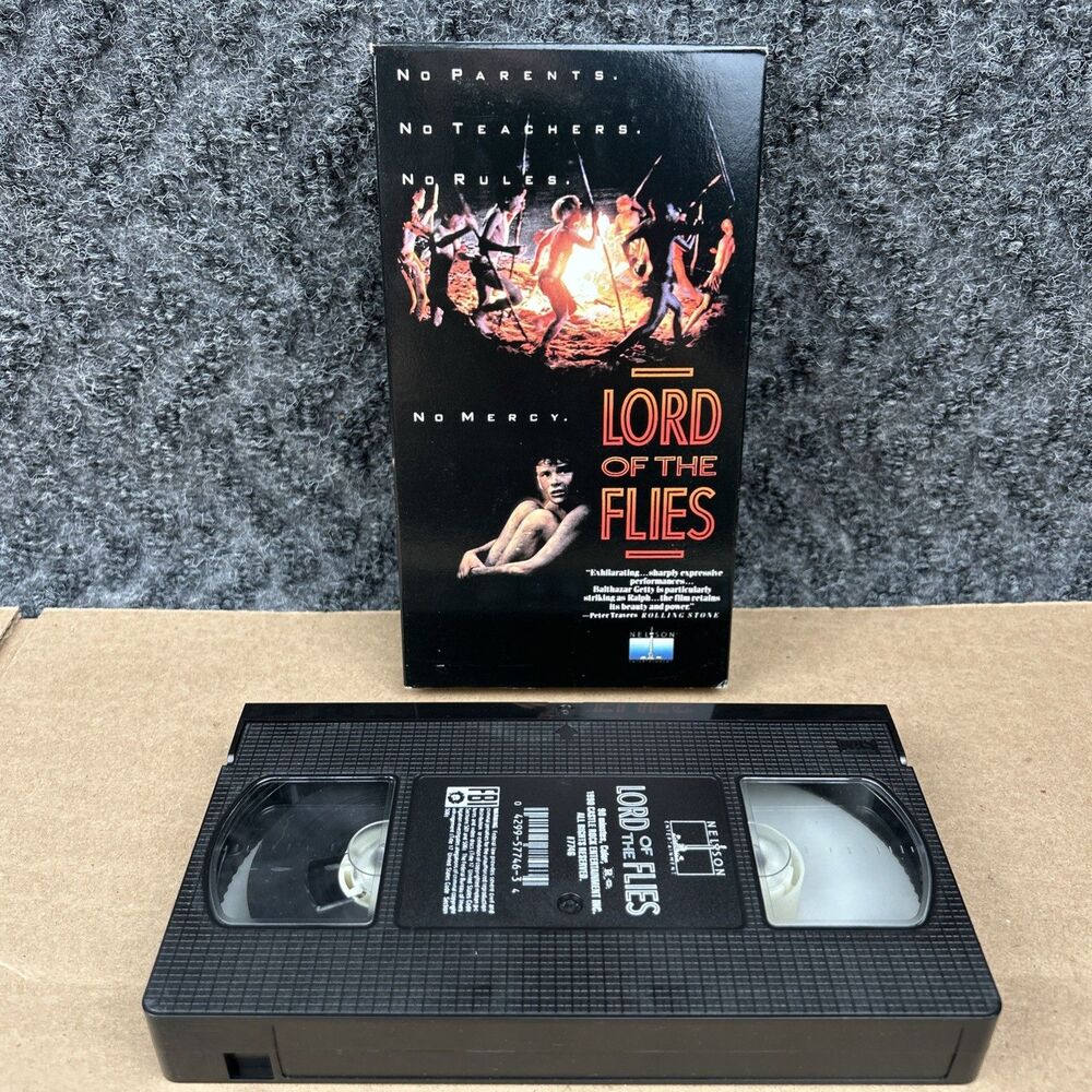 Lord of the Flies VHS 1990 Nelson Entertainment Classic Movie HTF